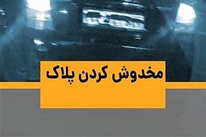 جریمه ی مخدوش کردن پلاک خودرو+ جزئیات